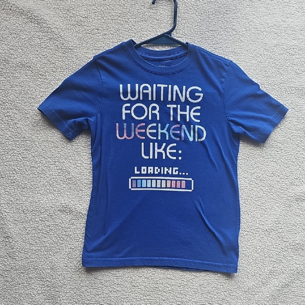 Wonder Nation Blue Weekend Graphic Tee